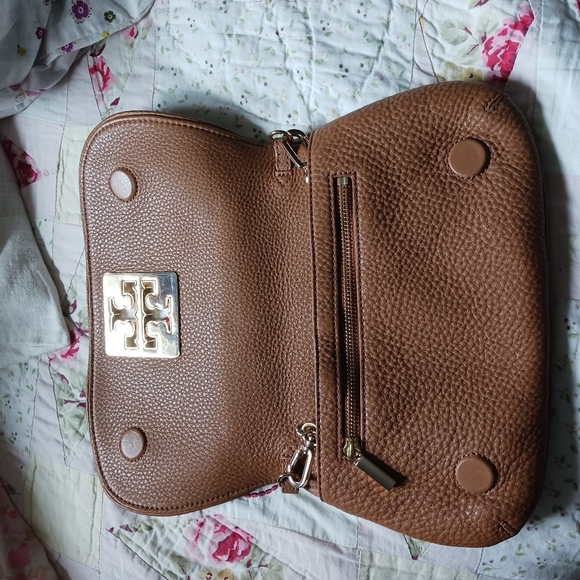 Tory Burch Camel Leather Crossbody Bag - Picture 3 of 15